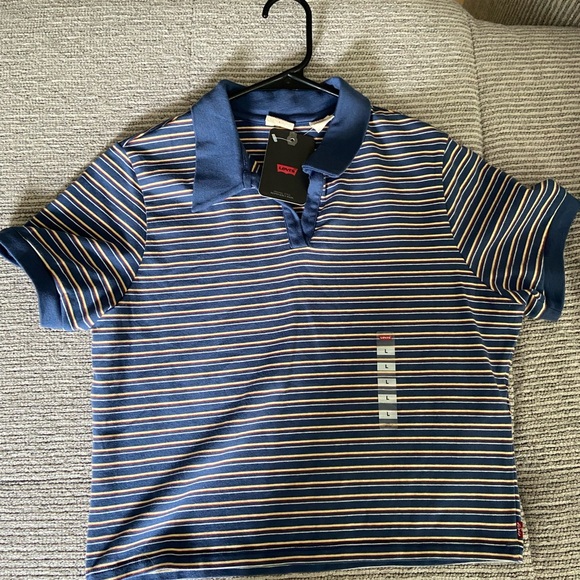NWT Levi’s shrunken polo top - Picture 2 of 3